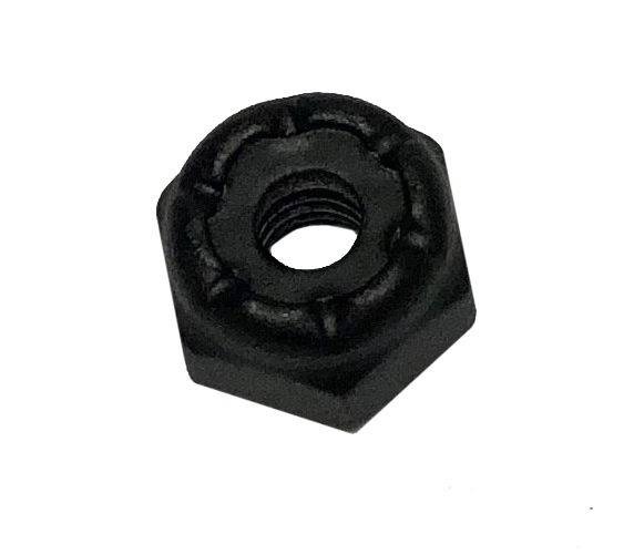 240-5005-01 #6-32 Black Nylon Insert Lock Nut